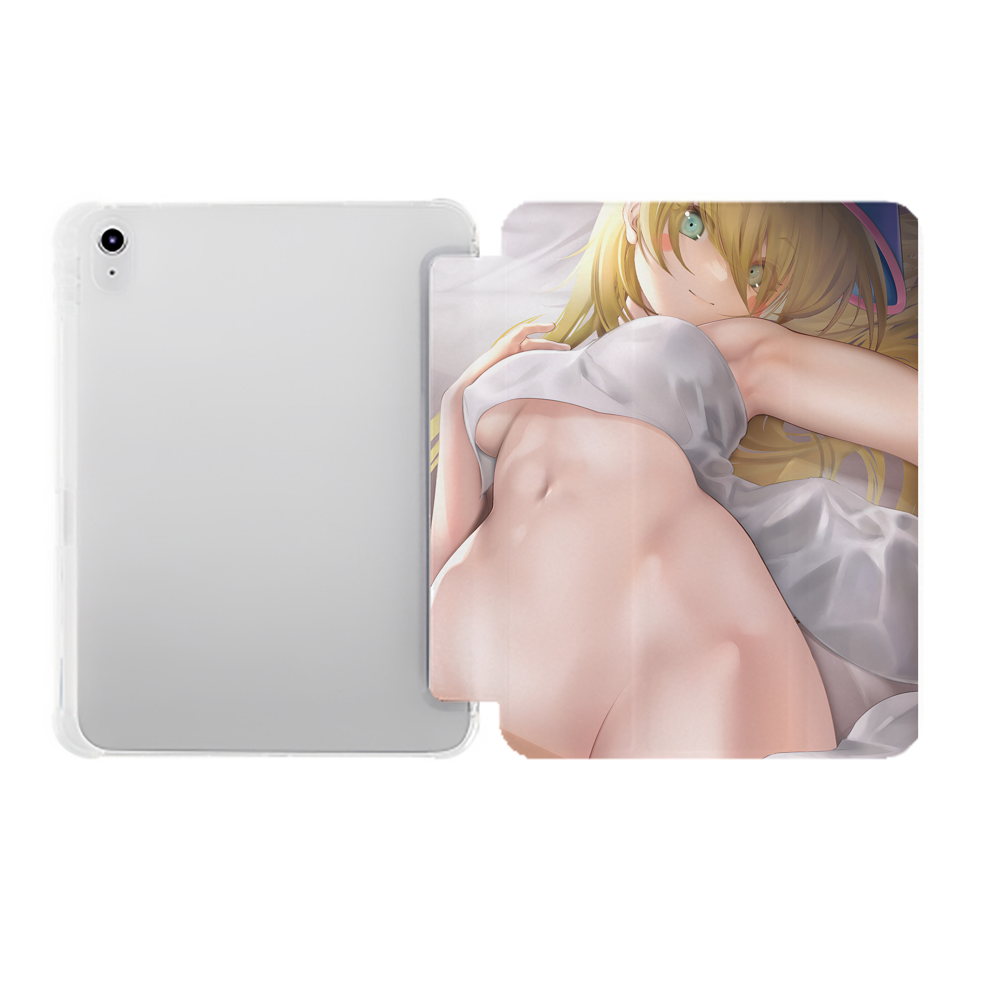 （画像用） 遊☆戯☆王 Yu-Gi-Oh! IPad ケース ペン収納付き 三つ折りスタンド PUレザー×シリコン 対応機種9.5/10.5/10.9インチ